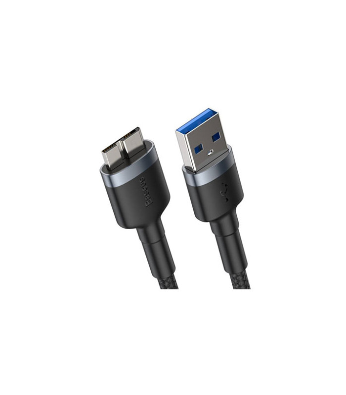 کابل هارد micro-B باسئوس مدل Cafule USB3.0 CADKLF-D0G طول 1 متر