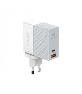شارژر دیواری فست شارژ الدینیو مدل A2620C PD Mini Quick 65W همراه کابل