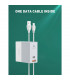 شارژر دیواری فست شارژ الدینیو مدل A2620C PD Mini Quick 65W همراه کابل