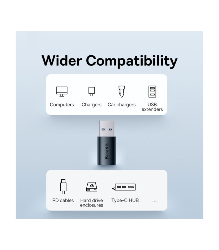 تبدیل Type-C OTG به USB باسئوس مدل Ingenuity Series Mini OTG Adapter