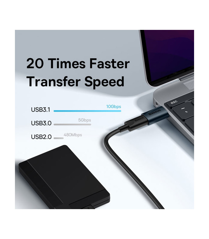 تبدیل Type-C OTG به USB باسئوس مدل Ingenuity Series Mini OTG Adapter