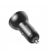 شارژر فندکی دو پورت باسئوس مدل Digital Display Car Charger توان 24 وات