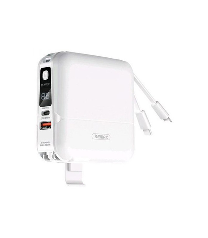 پاوربانک و شارژر دیواری ریمکس مدل RPP-20 Infinity All-In-One Series با ظرفيت 15000 ميلی آمپر ساعت