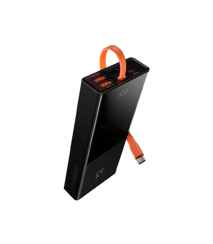 پاوربانک باسئوس مدل Elf Digital Display PPJL000001 با ظرفيت 20000 ميلی آمپر ساعت
