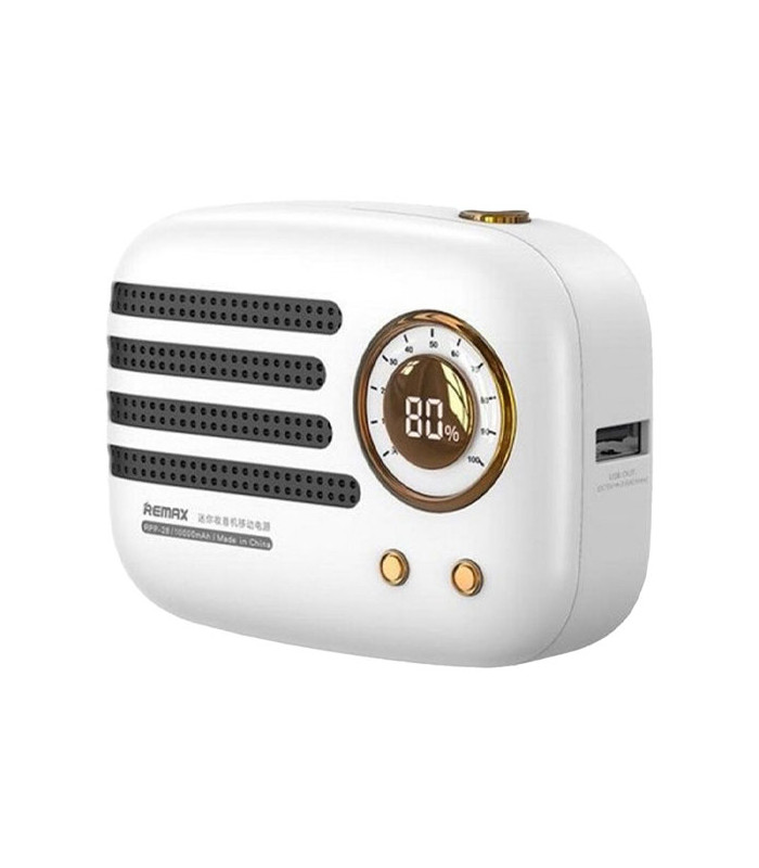 پاوربانک ریمکس مدل Mini Radio RPP-28 با ظرفيت 10000 ميلی آمپر ساعت