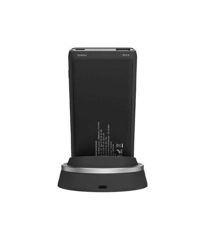 پاوربانک بی سیم و داک شارژ نیلکین مدل NKA08 PowerMount با ظرفيت 10000 ميلی آمپر ساعت