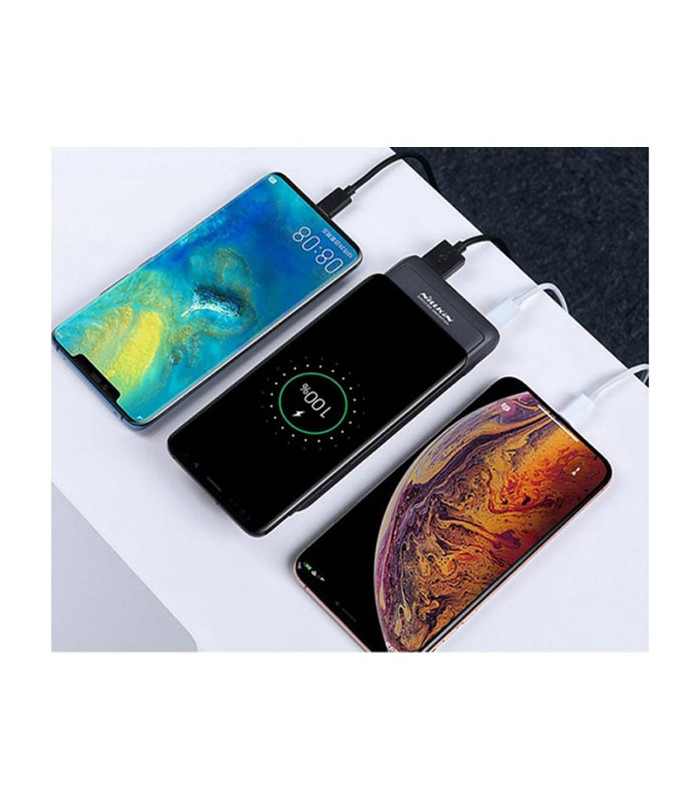 پاوربانک بی سیم و داک شارژ نیلکین مدل NKA08 PowerMount با ظرفيت 10000 ميلی آمپر ساعت