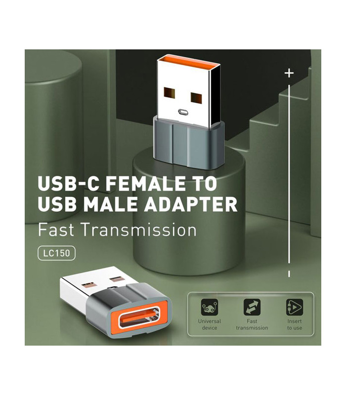تبدیل Type-C OTG به USB الدینیو مدل LC150 Fast Transmission