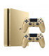 پکیج کنسول بازی سونی مدل PlayStation 4 Slim Gold ظرفیت 500 گیگابایت به همراه یک دسته اضافی