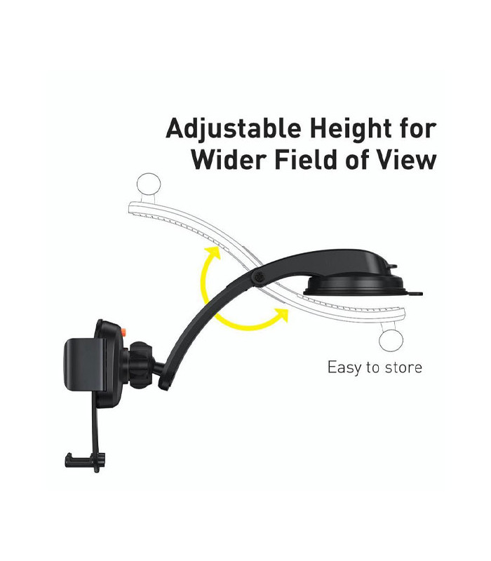 پایه نگهدارنده چند کاره گوشی موبایل باسئوس مدل Easy Control Pro Clamp Set SUYK010001