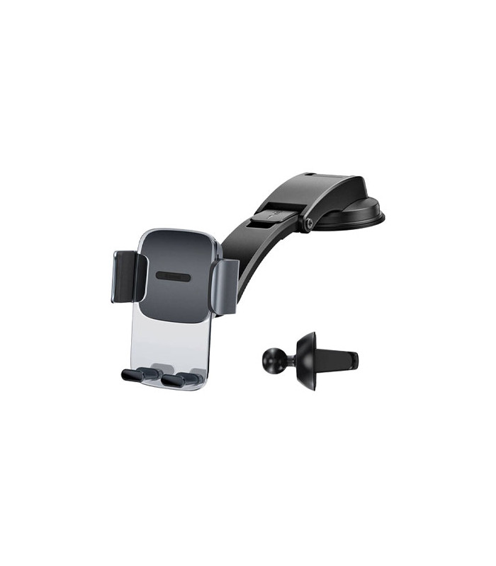 پایه نگهدارنده چند کاره گوشی موبایل باسئوس مدل Easy Control Pro Clamp Set SUYK000001 شفاف