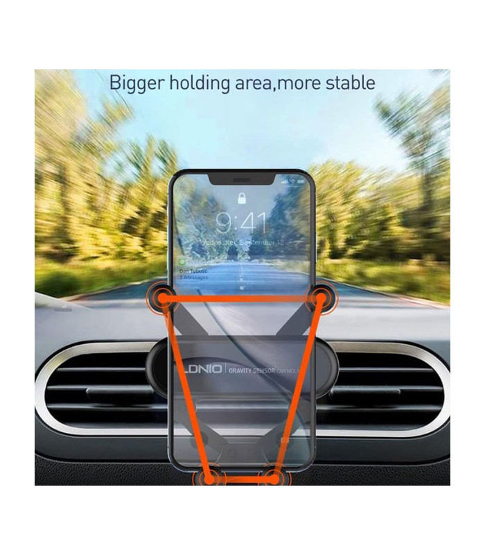پایه نگهدارنده دریچه کولری گوشی موبایل الدینیو مدل MG03 Gravity Mechanical