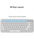 کیبورد بی سیم شیائومی مدل MIIIW Air 85 Dual Mode MWXKT01