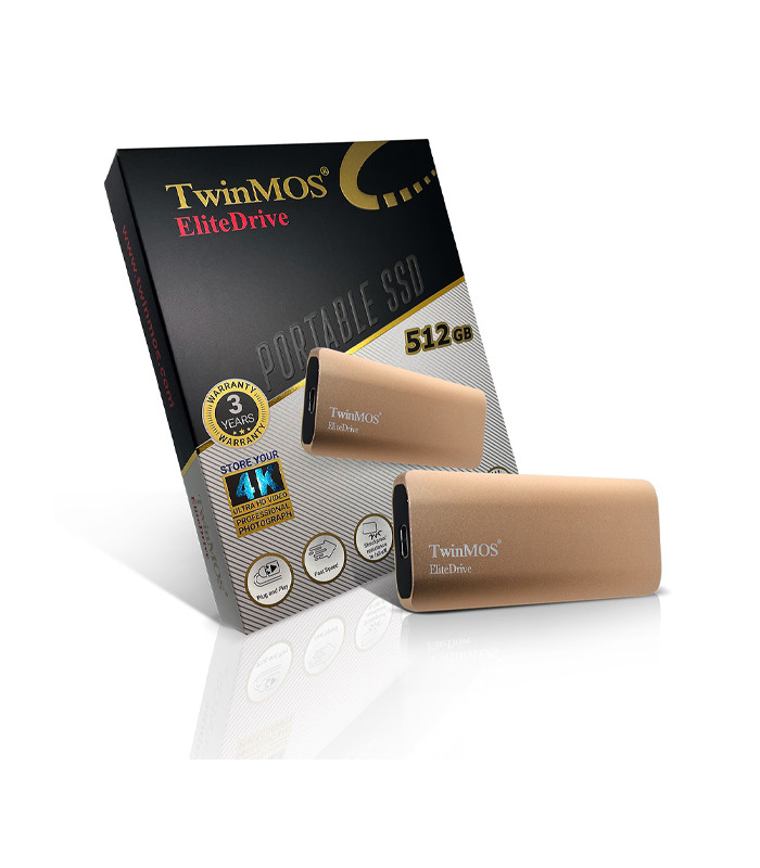 هارد SSD اکسترنال تویین موس مدل EliteDrive ظرفیت 512 گیگابایت