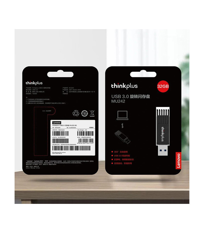 فلش مموری لنوو مدل Thinkplus MU242 ظرفیت 32 گیگابایت
