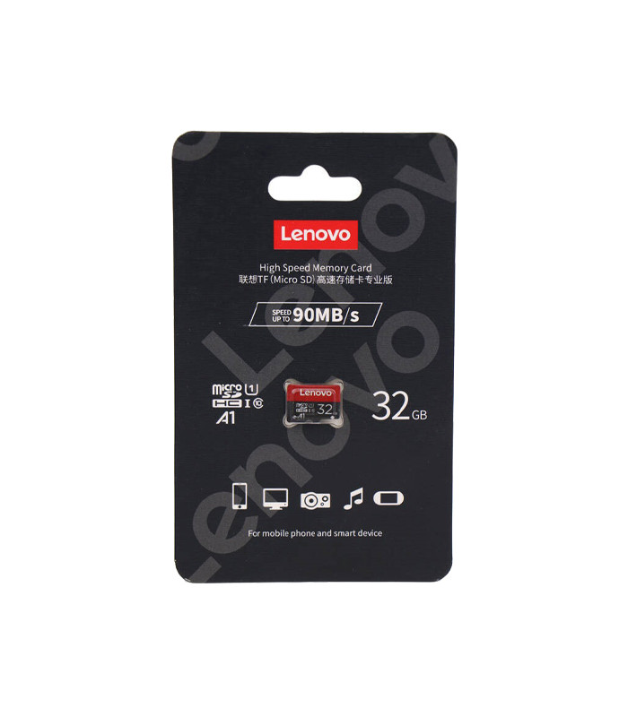 کارت حافظه‌ لنوو مدل MicroSDHC Class 10 U1 A1 ظرفیت 32 گیگابایت