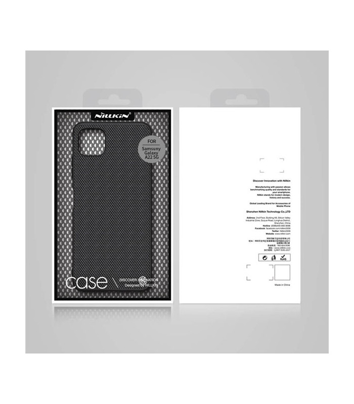 کاور محافظ نیلکین مدل Textured Nylon Fiber مناسب برای گوشی Samsung Galaxy A22 5G/F42 5G