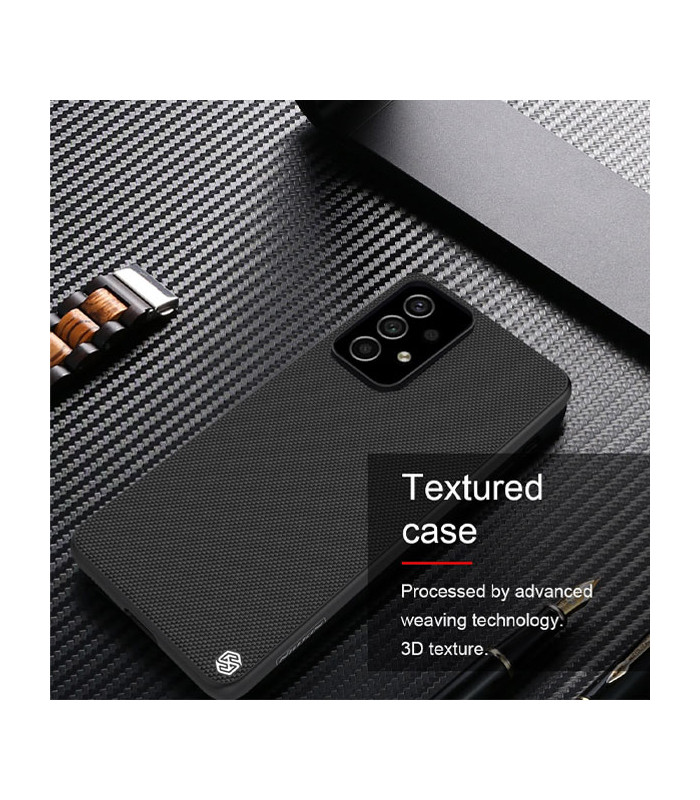 کاور محافظ نیلکین مدل Textured Nylon Fiber مناسب برای گوشی Samsung Galaxy A53 5G
