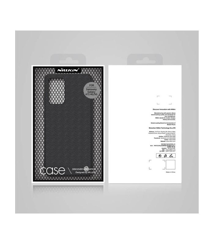 کاور محافظ نیلکین مدل Textured Nylon Fiber مناسب برای گوشی Samsung Galaxy A72 4G/A72 5G