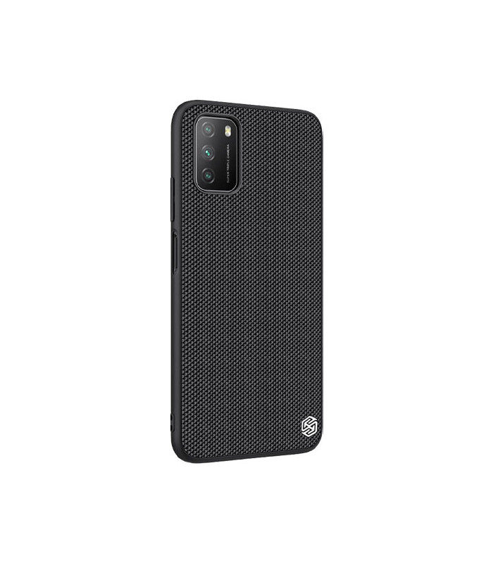 کاور محافظ نیلکین مدل Textured Nylon Fiber مناسب برای گوشی Xiaomi Poco M3