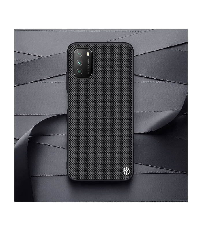 کاور محافظ نیلکین مدل Textured Nylon Fiber مناسب برای گوشی Xiaomi Poco M3