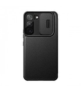 کیف محافظ نیلکین مدل Qin Pro Plain Leather Cloth مناسب برای گوشی Samsung Galaxy S22 5G
