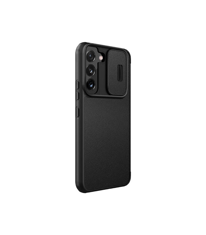 کیف محافظ نیلکین مدل Qin Pro Plain Leather Cloth مناسب برای گوشی Samsung Galaxy S22 5G