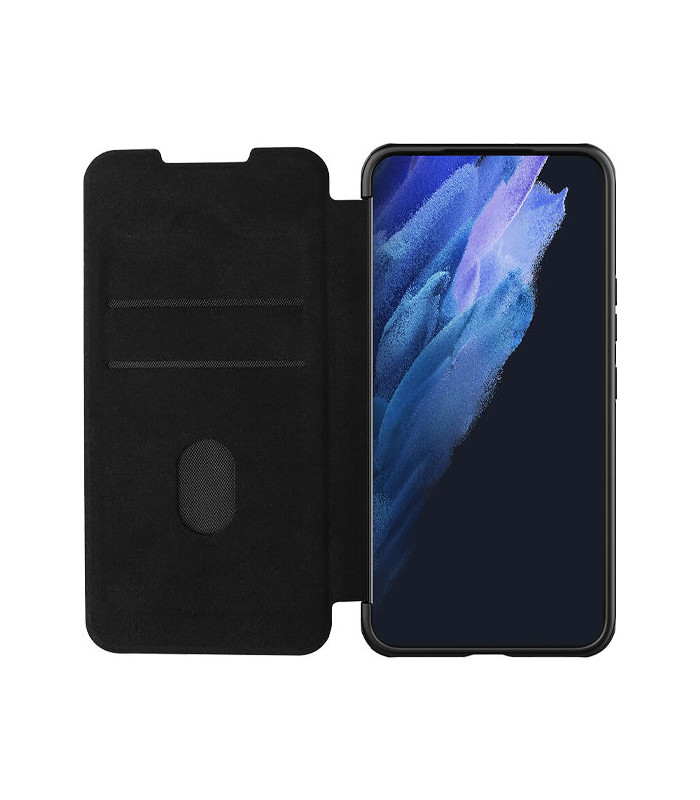 کیف محافظ نیلکین مدل Qin Pro Plain Leather Cloth مناسب برای گوشی Samsung Galaxy S22 5G