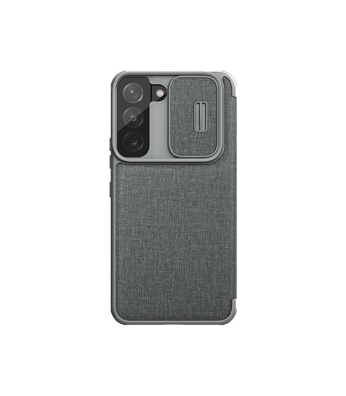 کیف محافظ نیلکین مدل Qin Pro Plain Leather Cloth مناسب برای گوشی Samsung Galaxy S22 5G