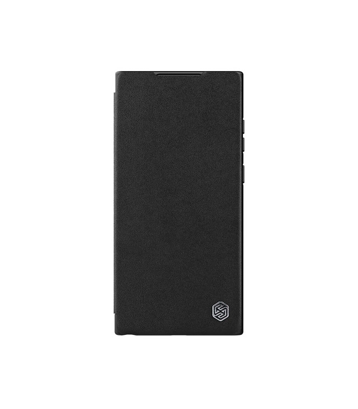کیف محافظ نیلکین مدل Qin Pro Plain Leather Cloth مناسب برای گوشی Samsung Galaxy S22 Ultra 5G