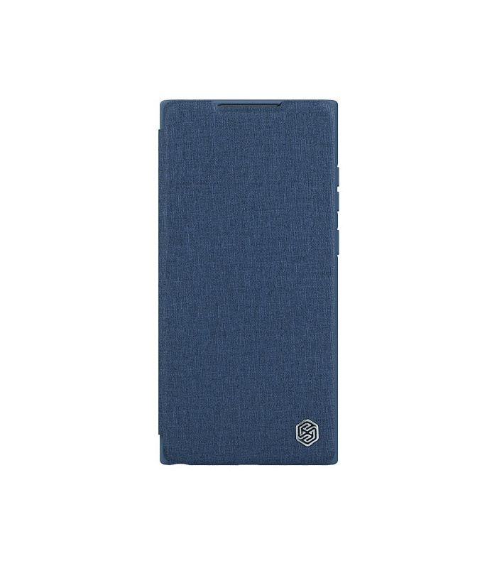 کیف محافظ نیلکین مدل Qin Pro Plain Leather Cloth مناسب برای گوشی Samsung Galaxy S22 Ultra 5G