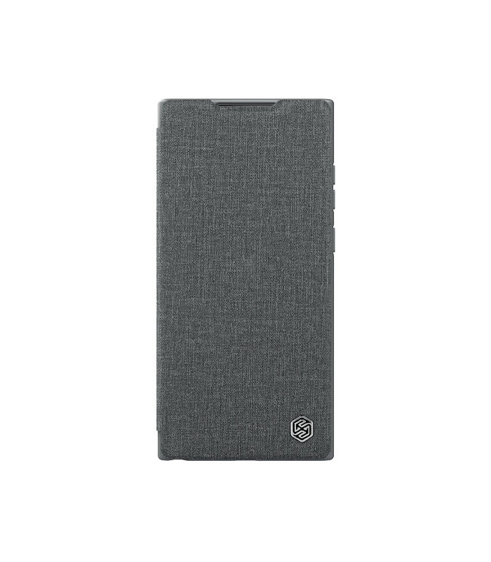 کیف محافظ نیلکین مدل Qin Pro Plain Leather Cloth مناسب برای گوشی Samsung Galaxy S22 Ultra 5G