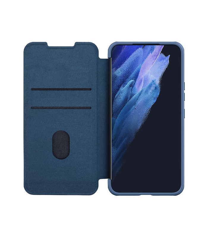 کیف محافظ نیلکین مدل Qin Pro Plain Leather Cloth مناسب برای گوشی Samsung Galaxy S22 Plus 5G