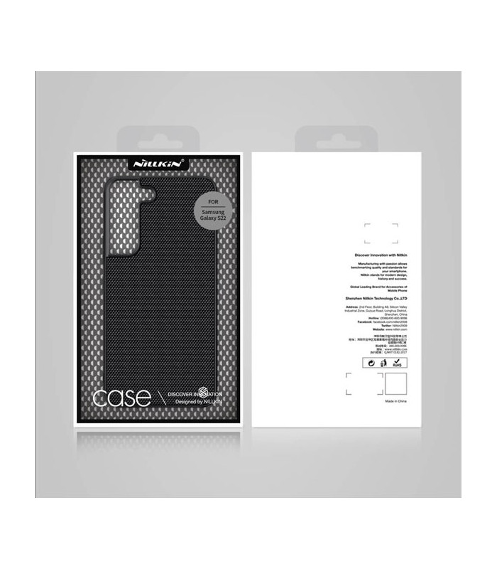 کاور محافظ نیلکین مدل Textured Nylon Fiber مناسب برای گوشی Samsung Galaxy S22 5G