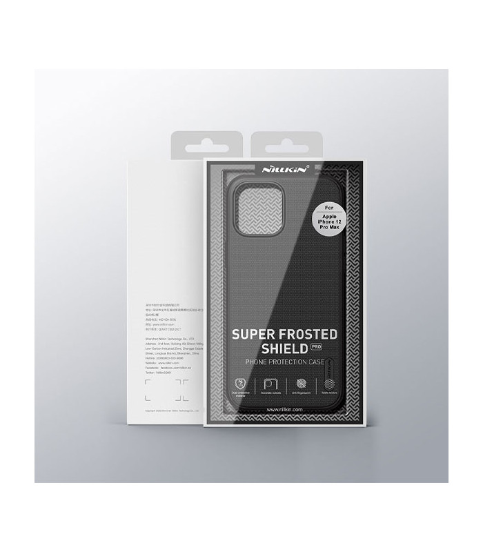 کاور محافظ نیلکین مدل Super Frosted Shield مناسب برای گوشی Apple iPhone 12 Pro Max