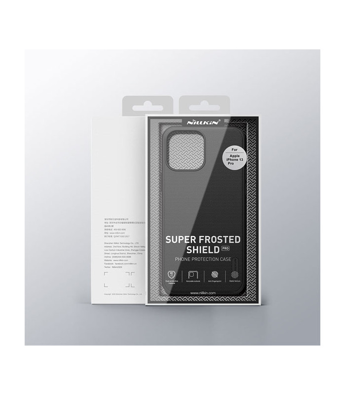 کاور محافظ نیلکین مدل Super Frosted Shield Pro مناسب برای گوشی Apple iPhone 13 Pro