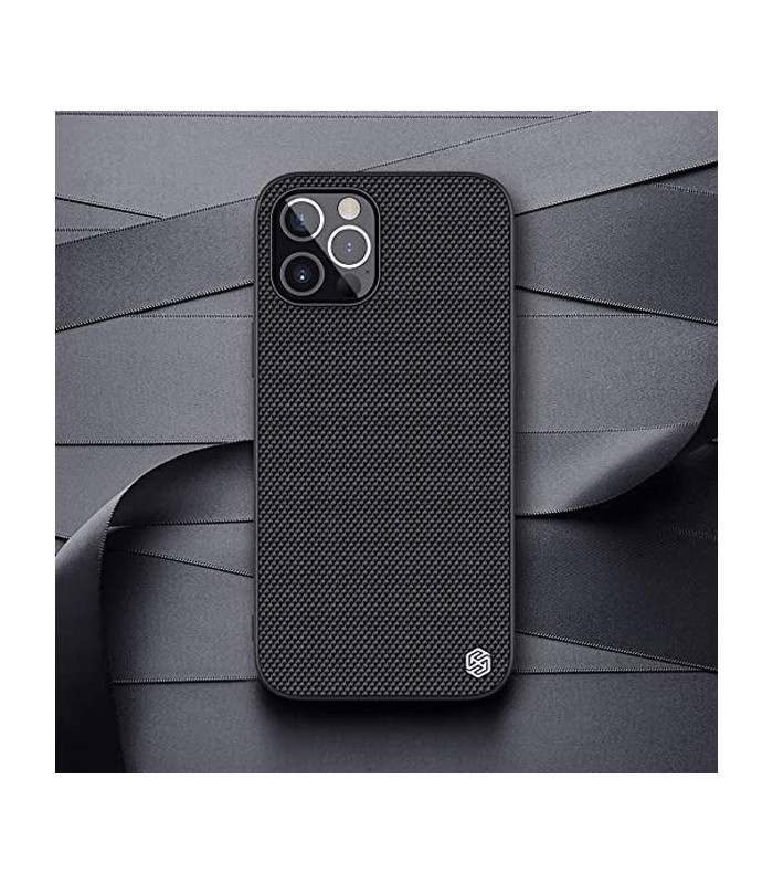 کاور محافظ نیلکین مدل Textured Nylon Fiber مناسب برای گوشی Apple iphone 12 Pro Max