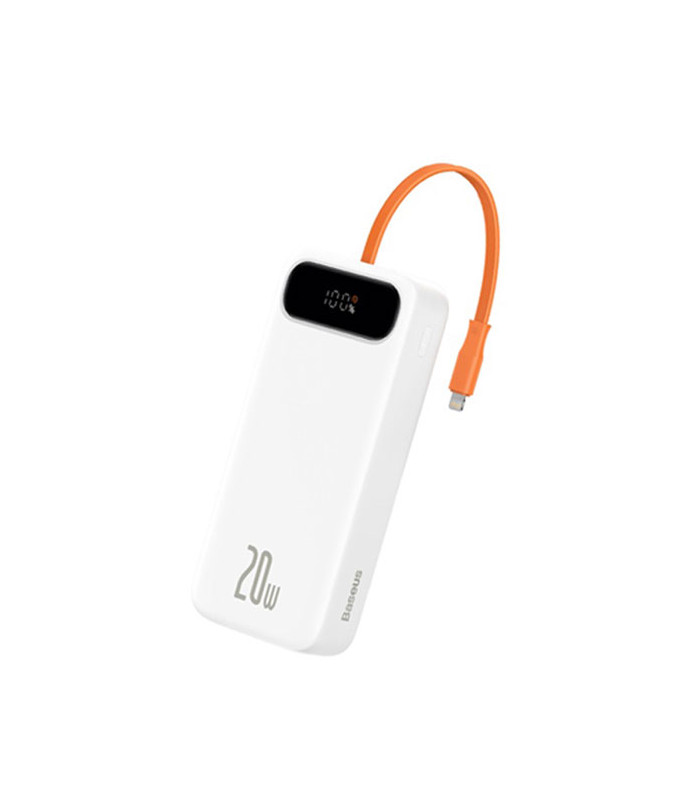 پاوربانک باسئوس مدل Block Digital Display PPBLK-02 با ظرفيت 10000 ميلی آمپر ساعت