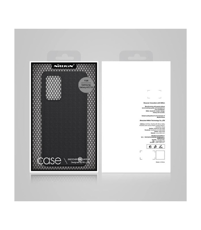 کاور محافظ نیلکین مدل Textured Nylon Fiber مناسب برای گوشی Samsung Galaxy A52 4G/A52 5G/A52S