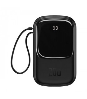پاوربانک فست شارژ باسئوس مدل Qpow Digital Display PPQD-H01 با ظرفيت 20000 ميلی آمپر ساعت توان 20 وات