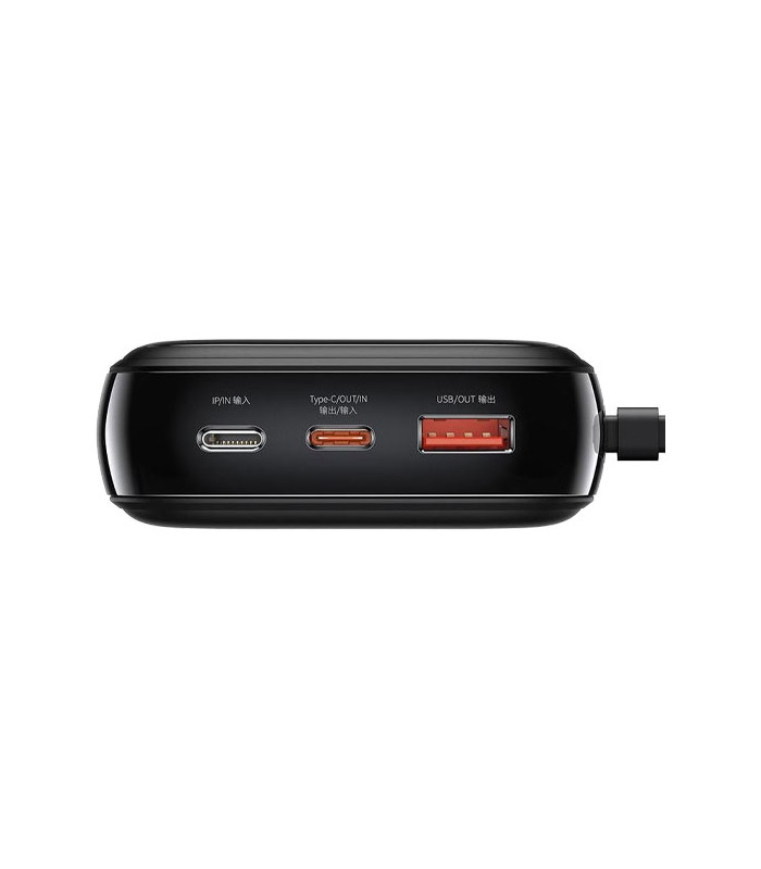 پاوربانک فست شارژ باسئوس مدل Qpow Digital Display PPQD-H01 با ظرفيت 20000 ميلی آمپر ساعت توان 20 وات