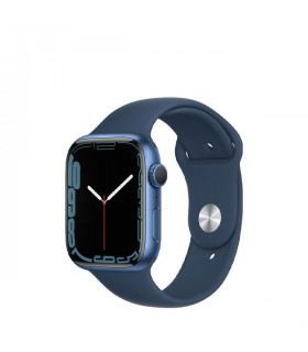 ساعت هوشمند اپل واچ سری 7 مدل Blue Aluminum Case with Sport Band 45mm