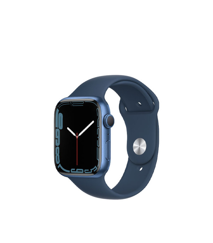 ساعت هوشمند اپل واچ سری 7 مدل Blue Aluminum Case with Sport Band 45mm