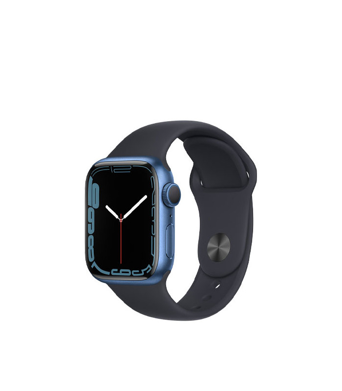 ساعت هوشمند اپل واچ سری 7 مدل Blue Aluminum Case with Sport Band 45mm