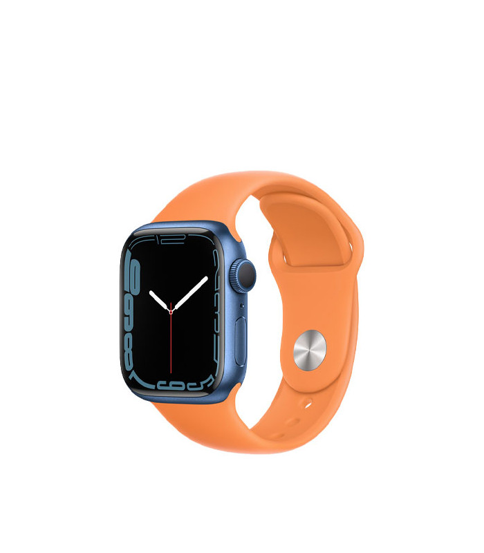 ساعت هوشمند اپل واچ سری 7 مدل Blue Aluminum Case with Sport Band 45mm