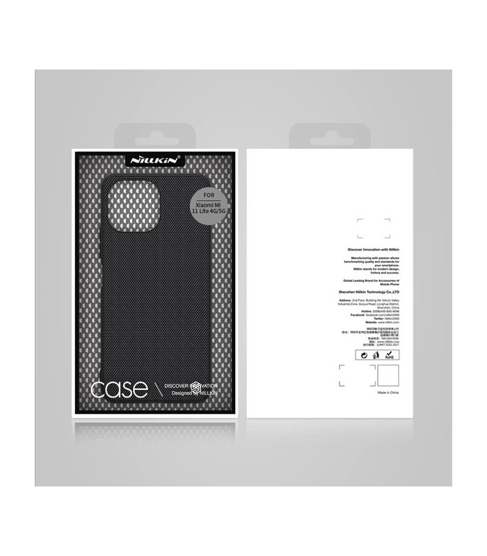 کاور محافظ نیلکین مدل Textured Nylon Fiber مناسب برای گوشی Xiaomi Mi 11 Lite