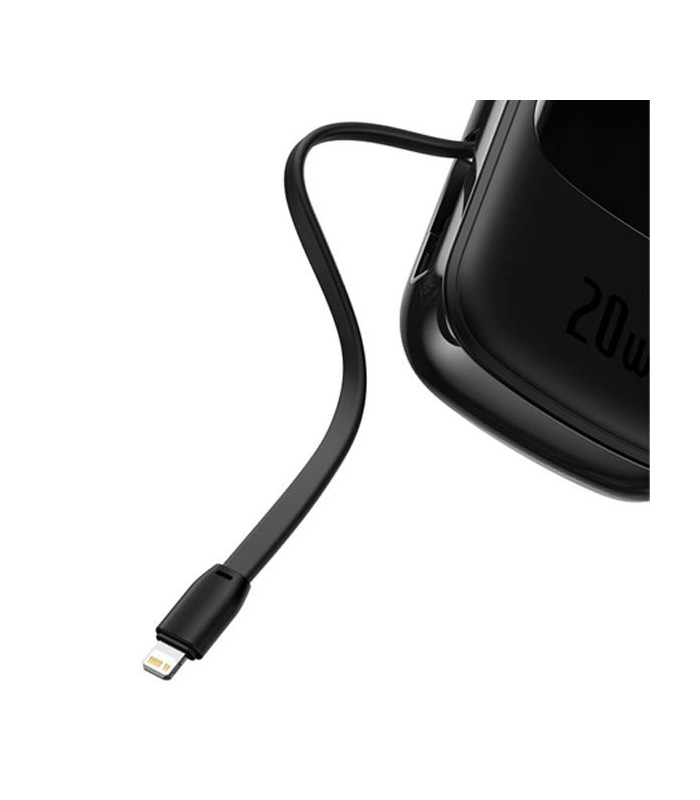 پاوربانک فست شارژ باسئوس مدل Qpow Digital Display با ظرفيت 20000 ميلی آمپر ساعت توان 20 وات