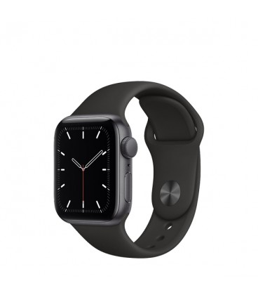 ساعت هوشمند اپل واچ سری SE مدل Space Gray Aluminum Case With Black Sport Band 44mm