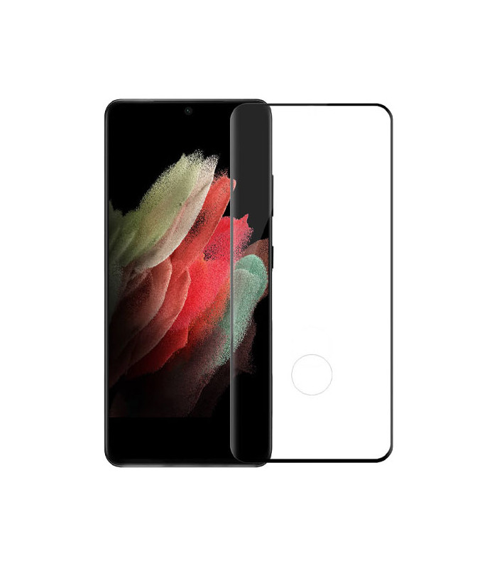 محافظ صفحه نمایش نیلکین 3D CP Plus Max مناسب برای گوشی Samsung Galaxy S21 Ultra