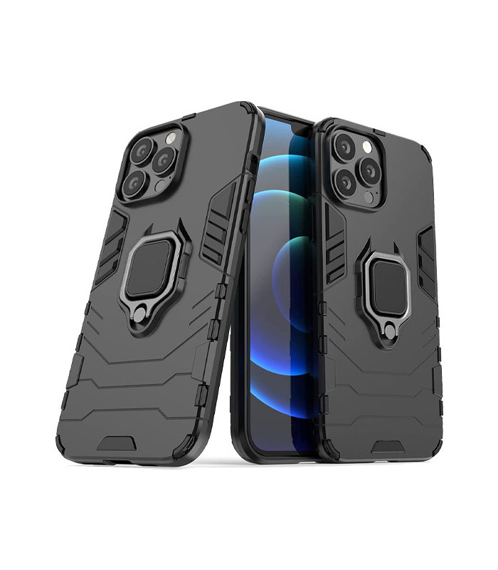 کاور محافظ کیشن مدل Keysion Shockproof Armor Ring Holder مناسب برای گوشی Apple iPhone 13 Pro Max